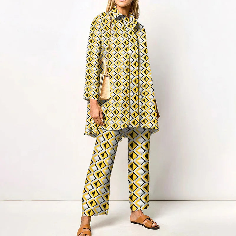 Completo Due Pezzi Stampa Vintage